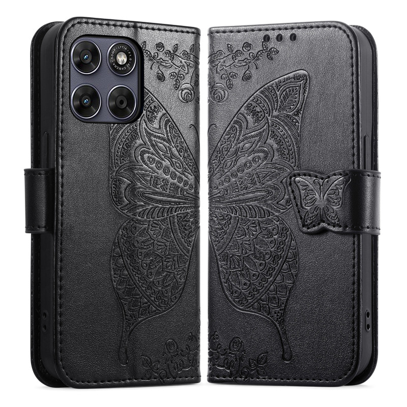 Moto G77 / G67 Tribal Butterfly Fodral
