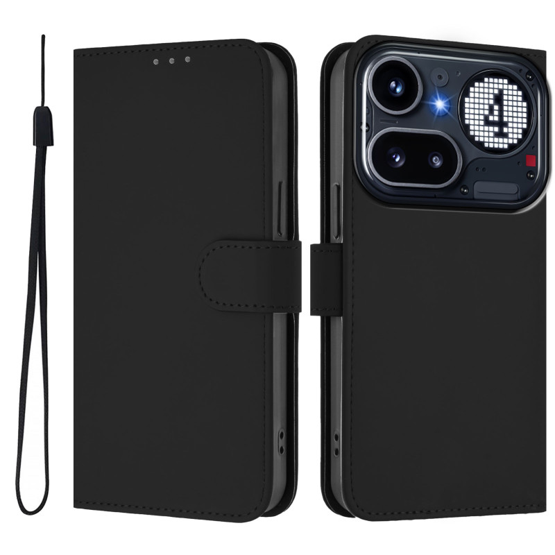 Fodral Nothing Phone (4a) Pro Simili Läder Slät