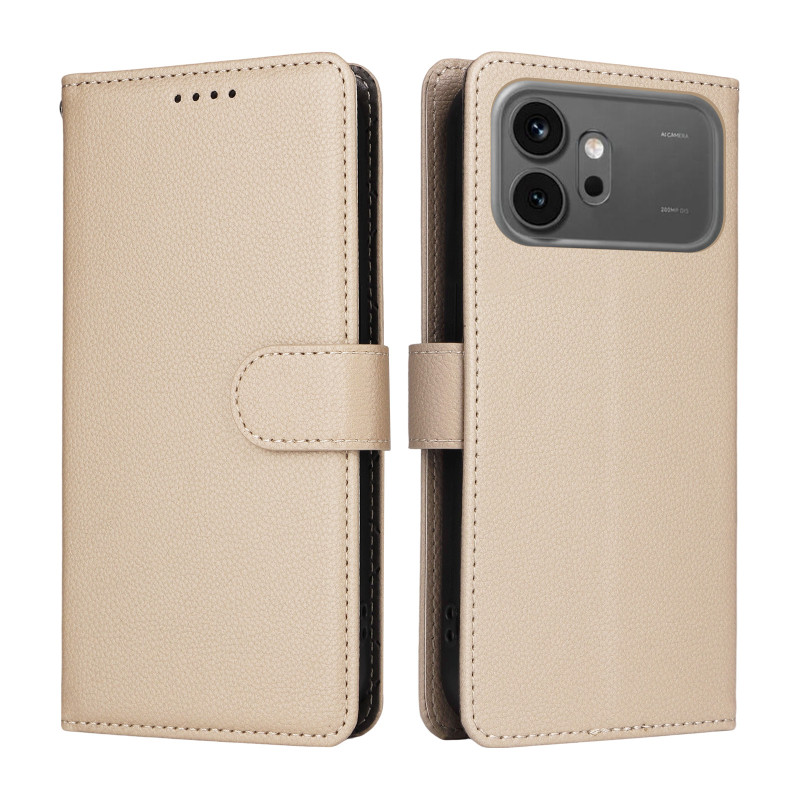 Honor 600 / 600 Pro Fodral med lädereffekt