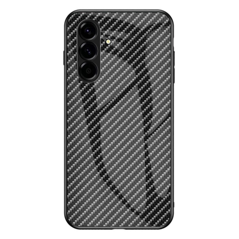 Samsung Galaxy A27 5G Kolfiberfodral av härdat glas