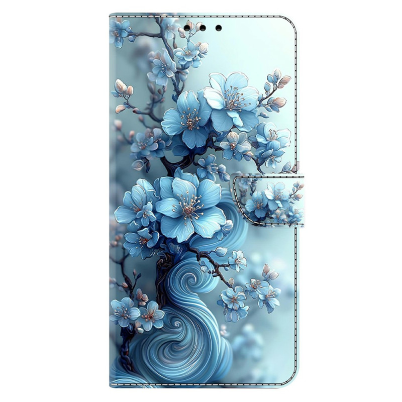 Samsung Galaxy A27 5G Fodral Isblå blomma