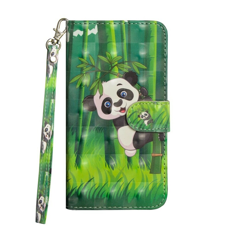 Xiaomi Redmi Note 7 Panda- och bambufodral