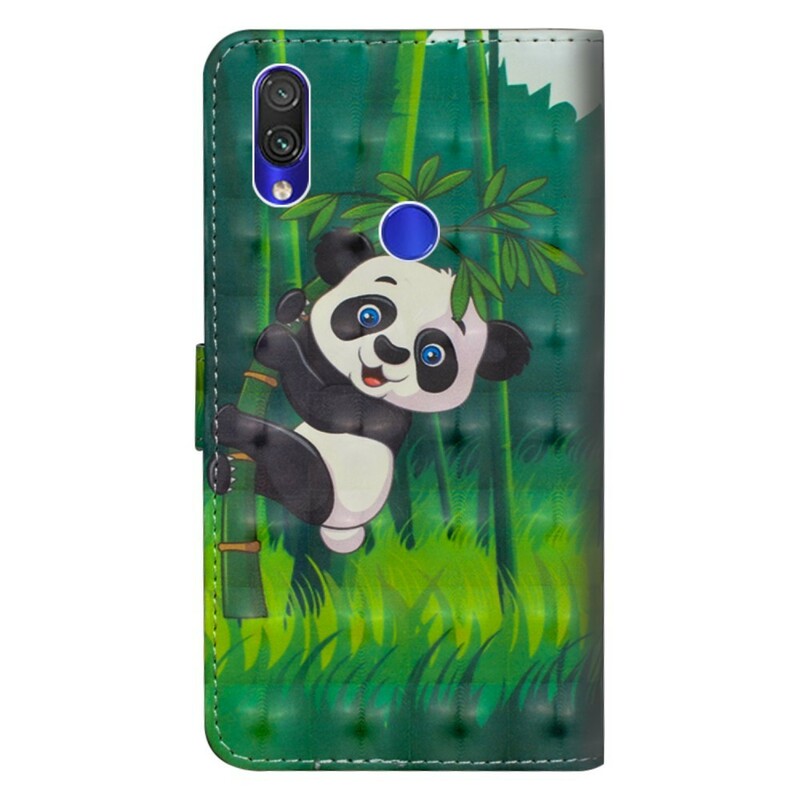 Xiaomi Redmi Note 7 Panda- och bambufodral