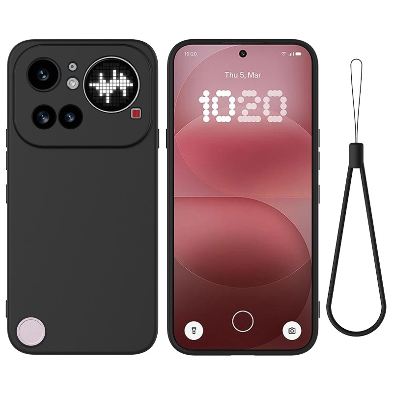 Nothing Phone (4a) Pro silikonfodral för nyckelband