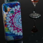 Xiaomi Redmi Note 7 fodral Mandala färgat fluorescerande