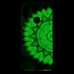 Xiaomi Redmi Note 7 fodral Mandala färgat fluorescerande