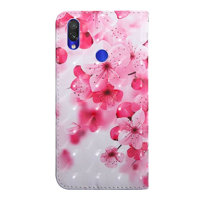 Xiaomi Redmi Note 7 Rosa blommar fodral