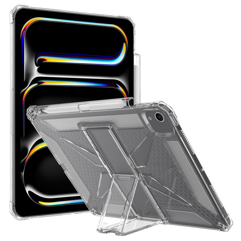 iPad Air 13 (2026) (2025) (2024) Clear Skal med stativ