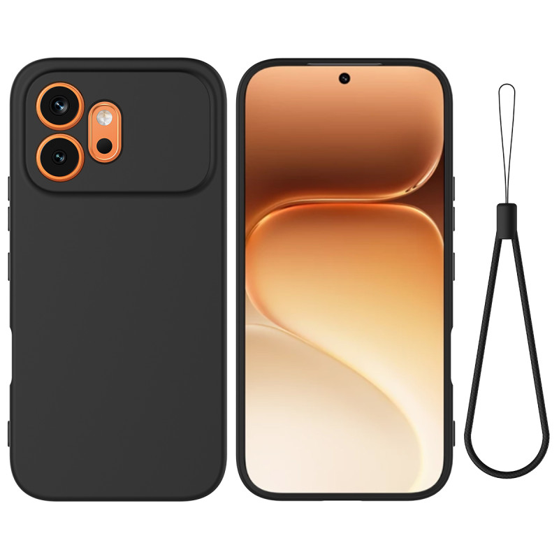 Honor 600 Liquid silikonfodral för nyckelband