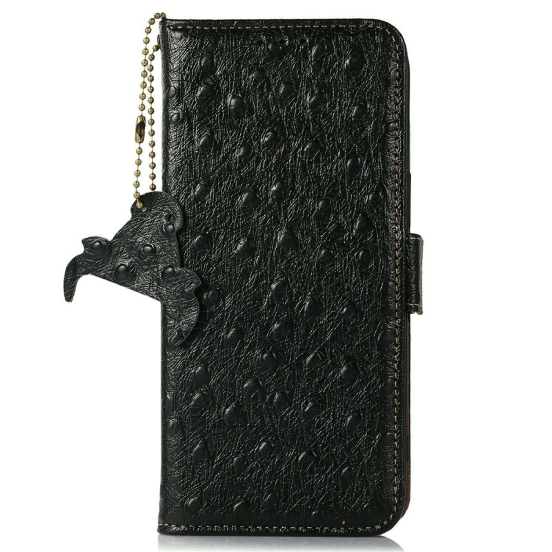 Xiaomi 17T Pro Ostrich Texture läderfodral
