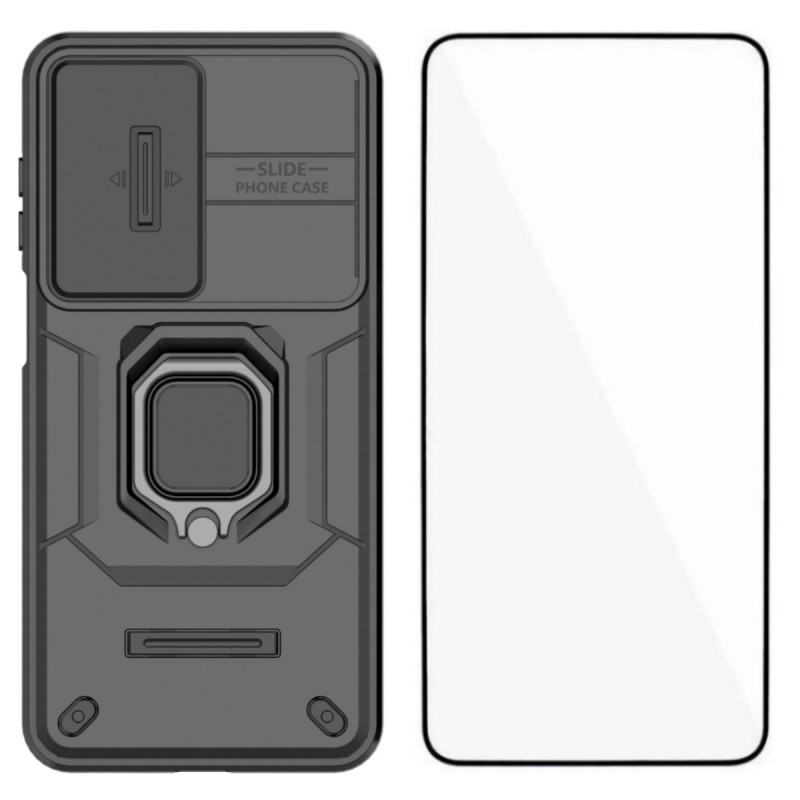 Samsung Galaxy A17 4G / 5G Ringbeständigt fodral med skärmskydd