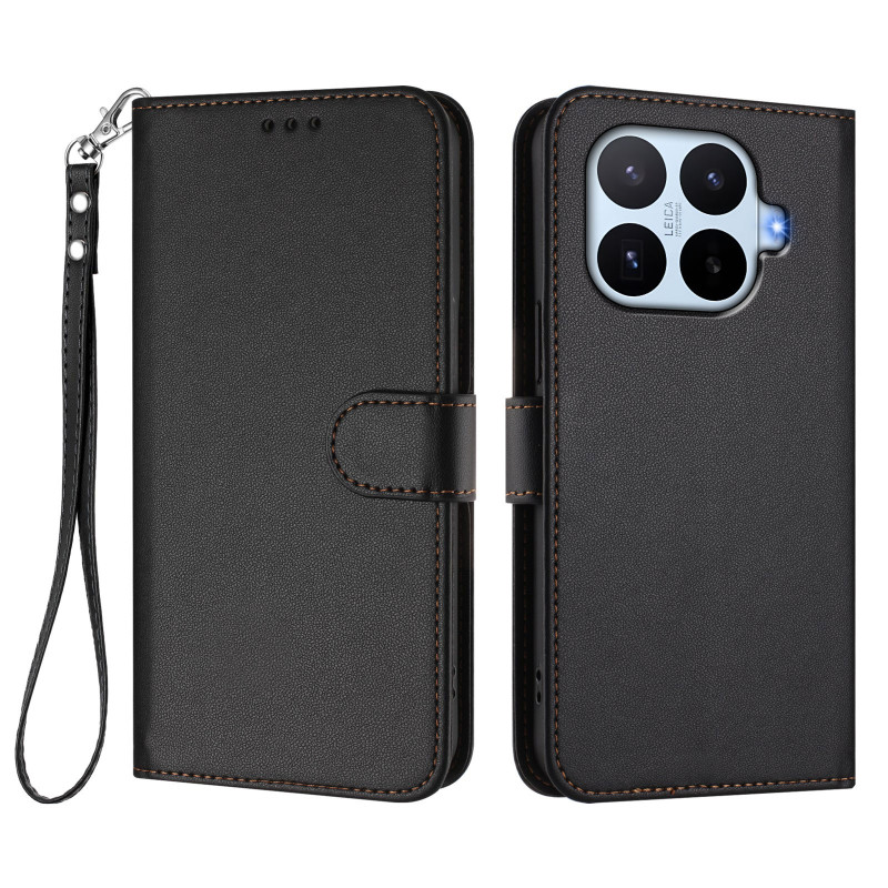 Xiaomi 17T Plånboksfodral 3 korthållare och nyckelband