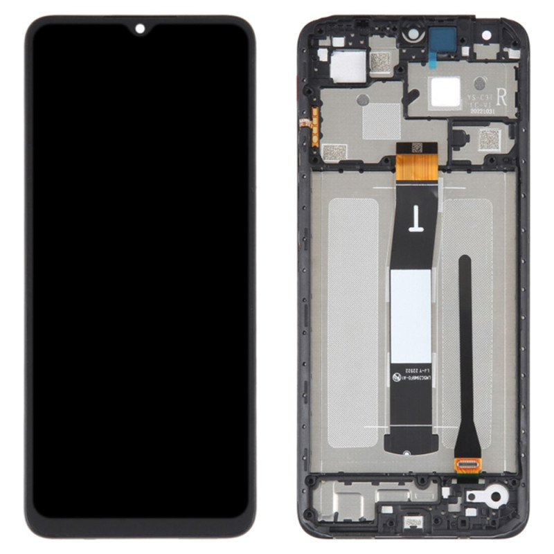 IPS LCD-skärm av OEM-klass S med ram för Xiaomi Redmi 12C / Poco C55