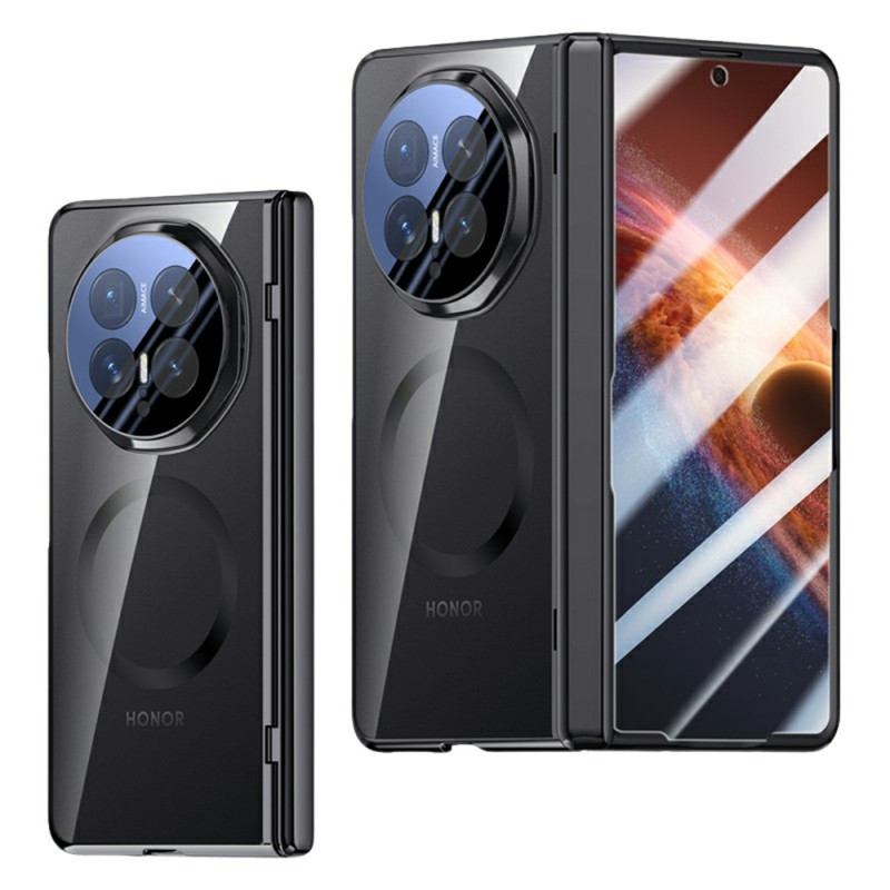 Magnetiskt, genomskinligt skal till Honor Magic V6 med HD-glas