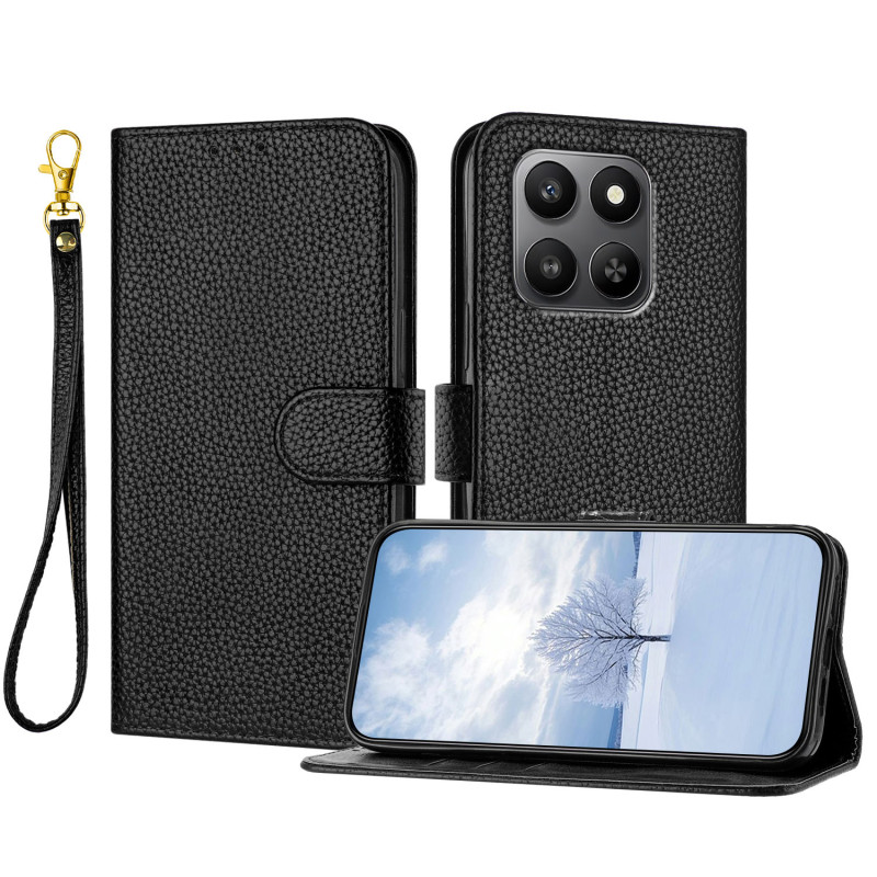 Skal till Honor 600 Smart 5G med litchi-mönster
