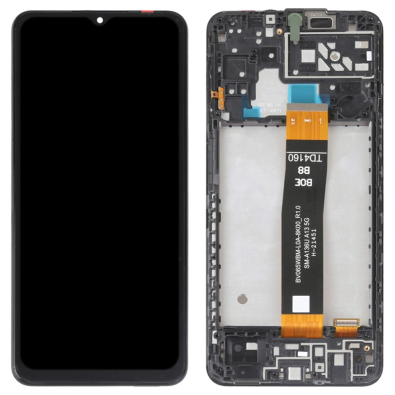 LCD-skärm av klass B med ram till Samsung Galaxy A04s