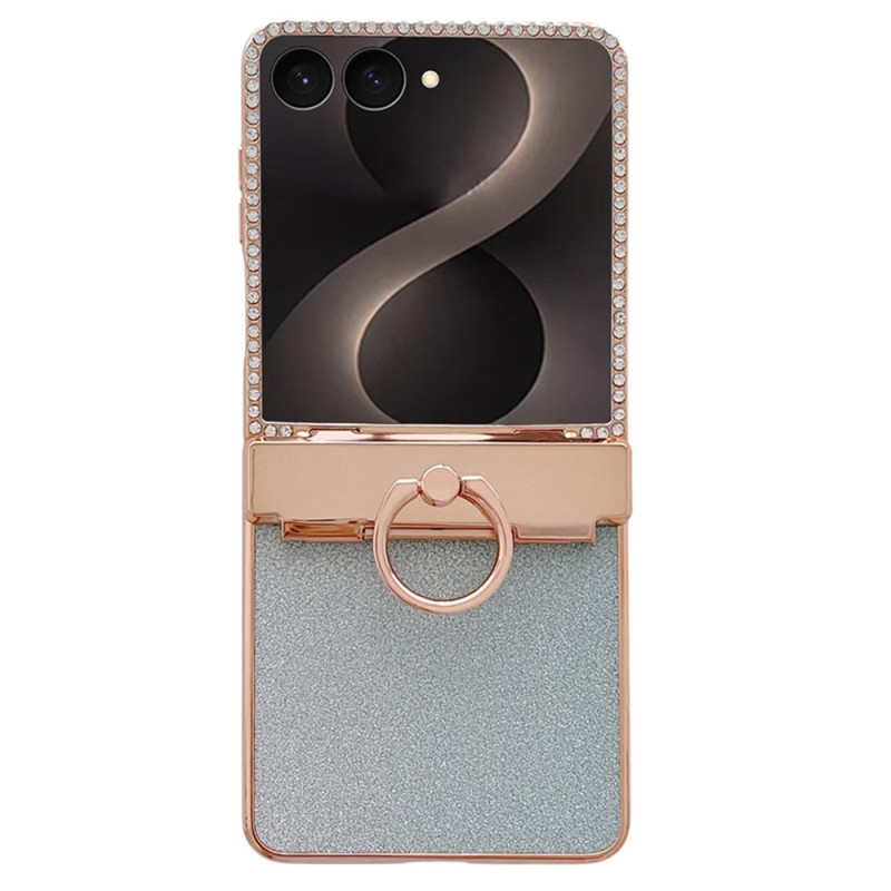 Coque Samsung Galaxy Z Flip 8 Strass et Protection de Charnière