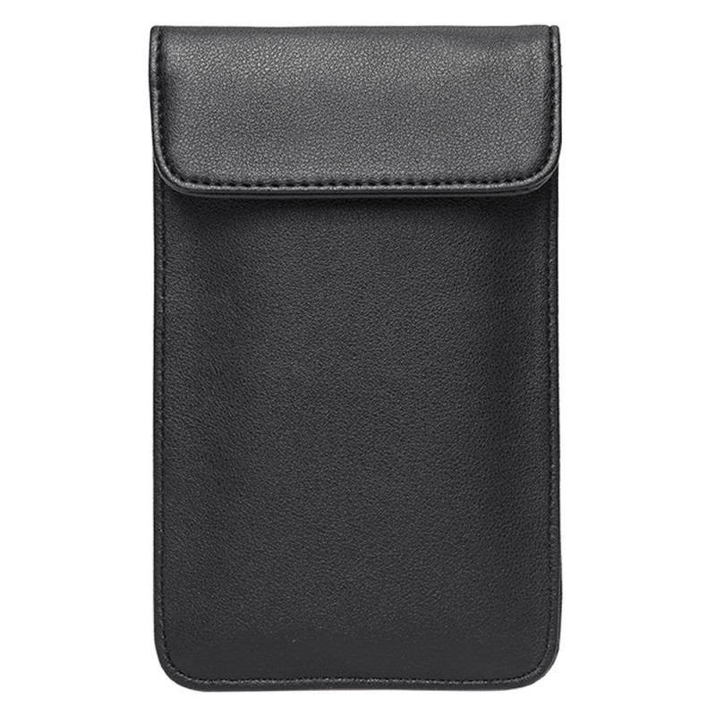 Signalblockerande fodral i mikrofiber för smartphones upp till 7 tum