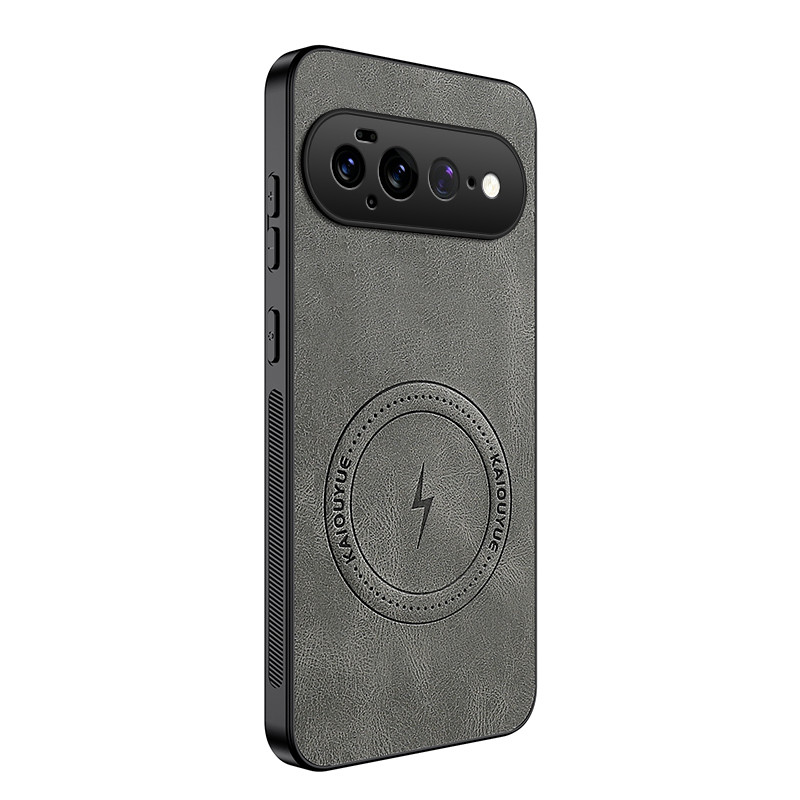 WANLONFENG magnetiskt skal i läderlook till Google Pixel 11 Pro XL