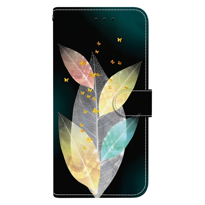 Xiaomi Redmi Note 17 Pro 5G-skal med färgglada blad