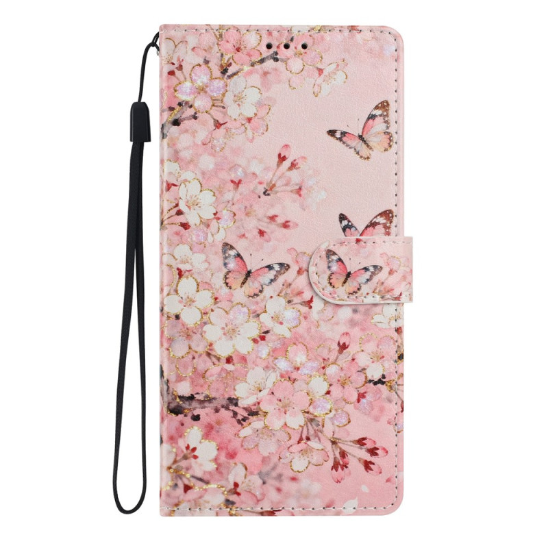 Xiaomi Redmi 17C 5G-skal med fjärilar