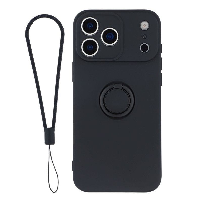 iPhone 18 Pro/17 Pro-skal med hållarring och rem
