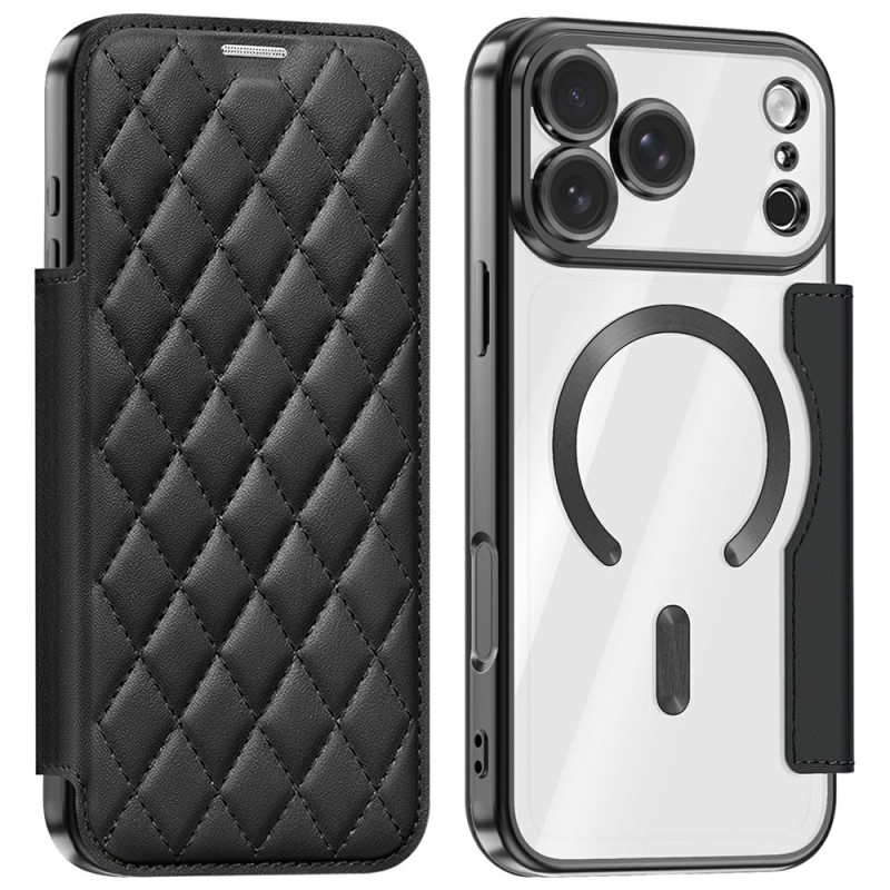 Flip-fodral för iPhone 18 Pro Max / 17 Pro Max med vadderad yta