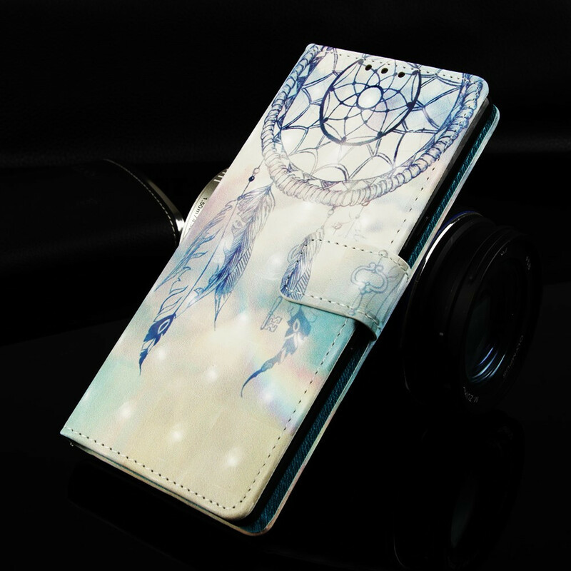 Samsung Galaxy A20e Väska med vattenfärg Dreamcatcher Case