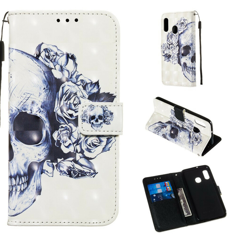 Samsung Galaxy A20e Skull & Crossbones-fodral