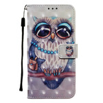 Samsung Galaxy A20e fodral Miss Owl