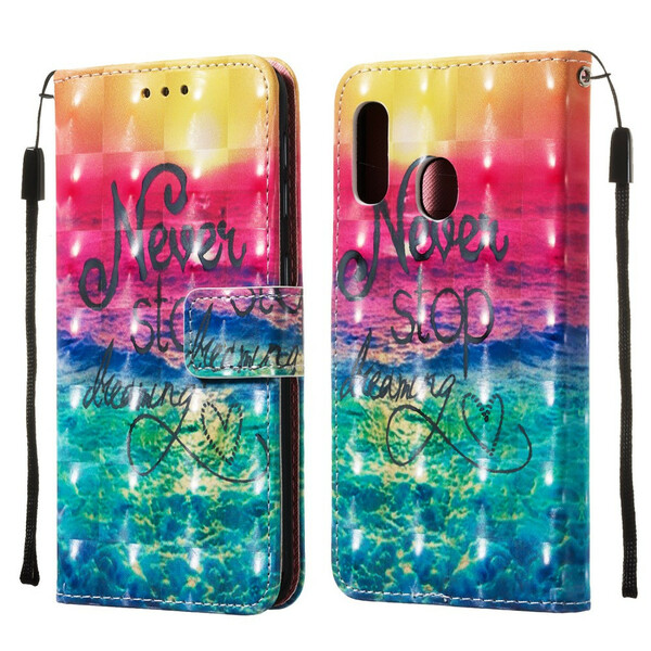 Samsung Galaxy A20e Never Stop Dreaming Case