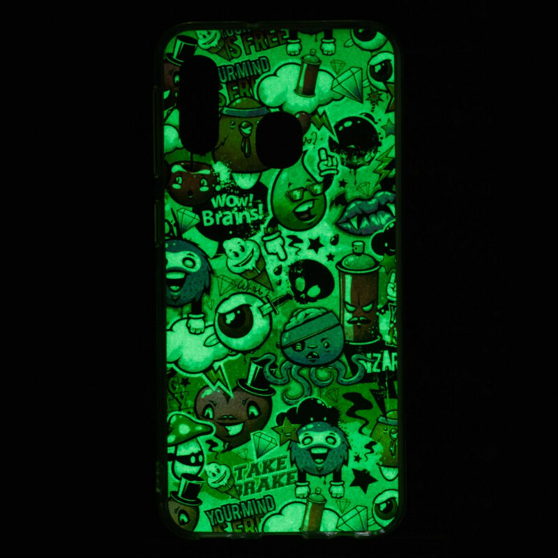 Samsung Galaxy A20e fodral Fluorescent Madness