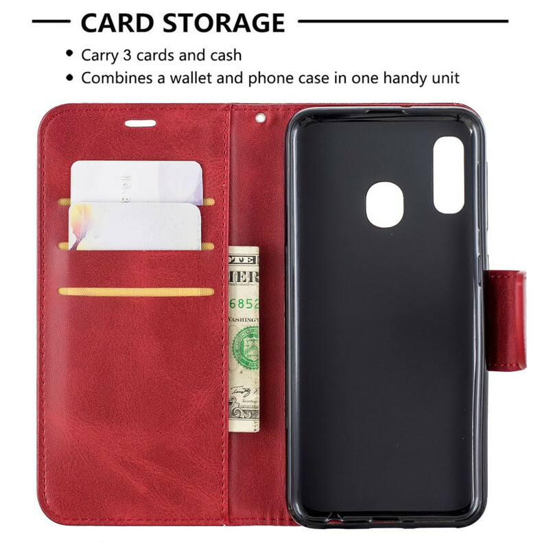 Samsung Galaxy A20e SkalSmooth Oblique Flap Samsung Galaxy A20e SkalSmooth Oblique Flap