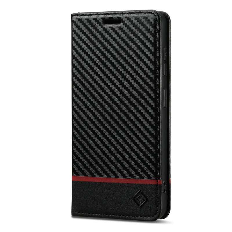 Flip-fodral till Samsung Galaxy A18 4G / A17 4G / 5G i kolfiber från LC.IMEEKE