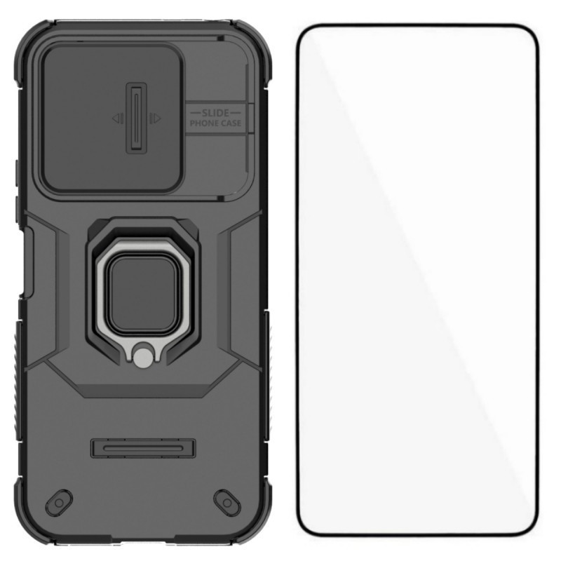 Slagfast skal till Xiaomi Redmi 17 5G/4G med ring och skärmskydd