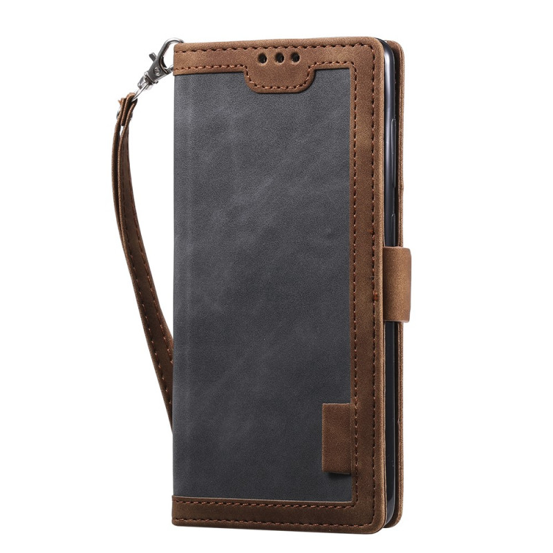 Samsung Galaxy Note 10 Lite-fodral i plånboksstil med retro-look och kortfack