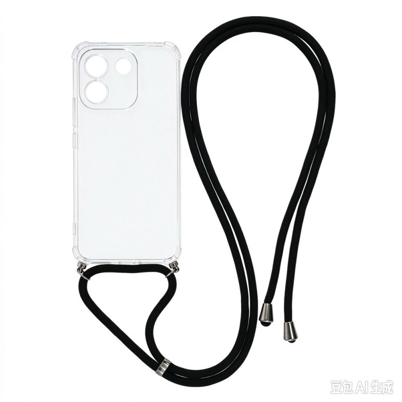 Genomskinlig skal med snodd till Xiaomi Redmi Note 17 Pro Max 5G