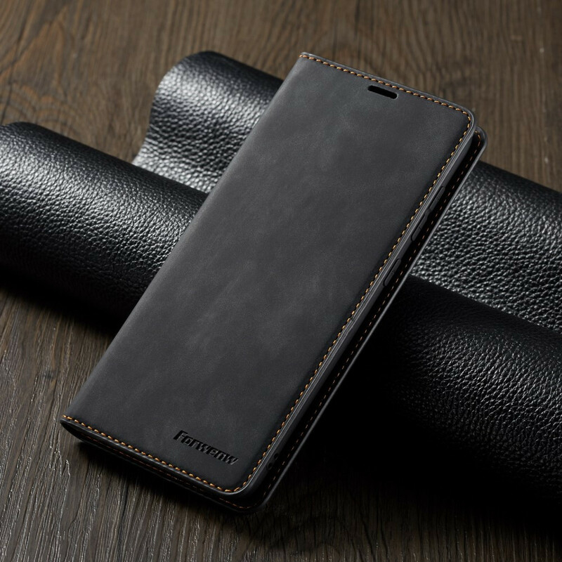 Flip Cover Samsung Galaxy A70 Lädereffekt FORWENW