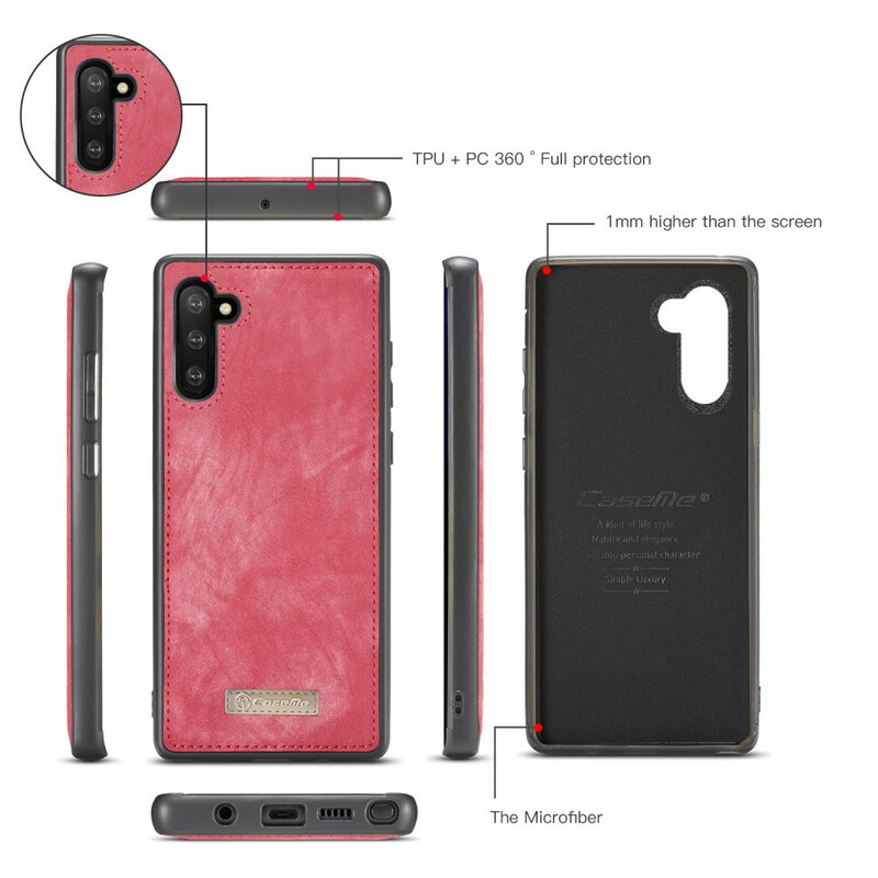Flip Cover Samsung Galaxy Note 10 CASEME Plånbok och fodral