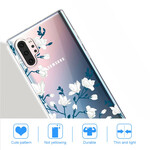 Samsung Galaxy Note 10 Plus fodral Vit blommor