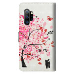 Samsung Galaxy Note 10 Plus fodral Tree Pink