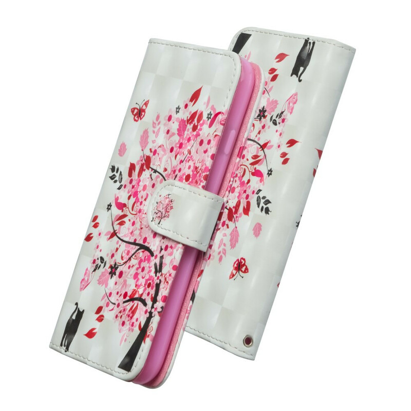 Samsung Galaxy Note 10 Plus fodral Tree Pink