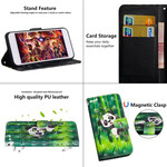 Samsung Galaxy Note 10 Plus fodral Panda och bambu