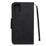 Fodral för iPhone 11 Splendid Butterflies med nyckelband