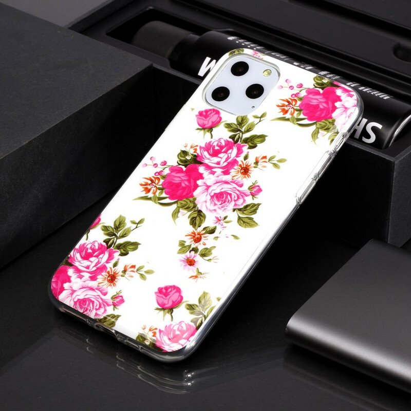 Fodral iPhone 11 Blommor Liberty Fluorescent