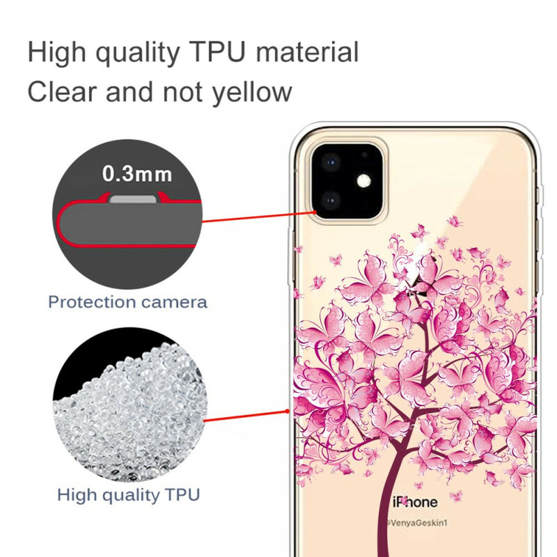Fodral iPhone 11 Top Tree Rosa