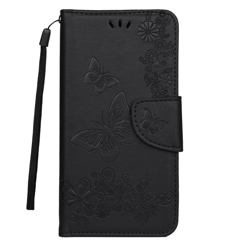 Fodral för iPhone 11 Splendid Butterflies med nyckelband