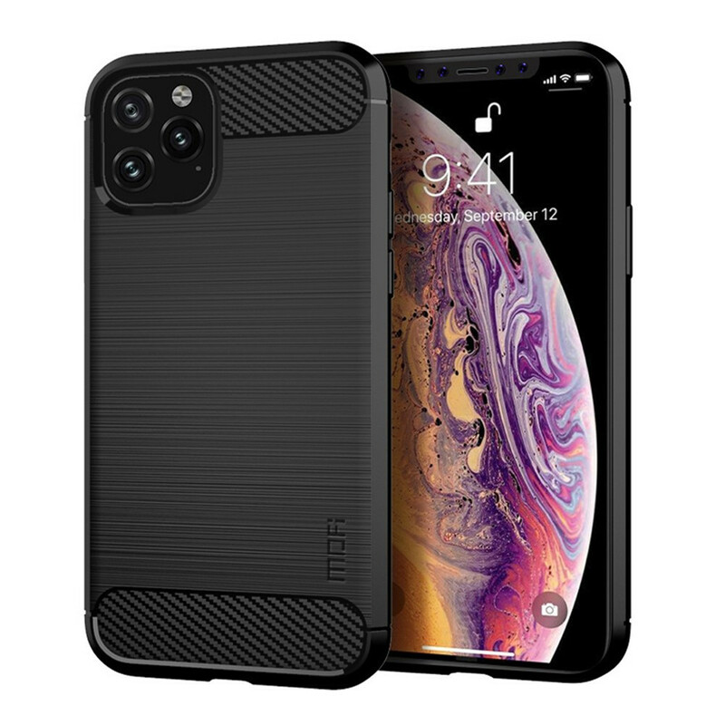 iPhone 11 Pro borstat kolfiberfodral MOFI