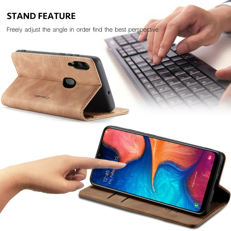 Flip Cover Samsung Galaxy A30 CASEME Lädermaterial