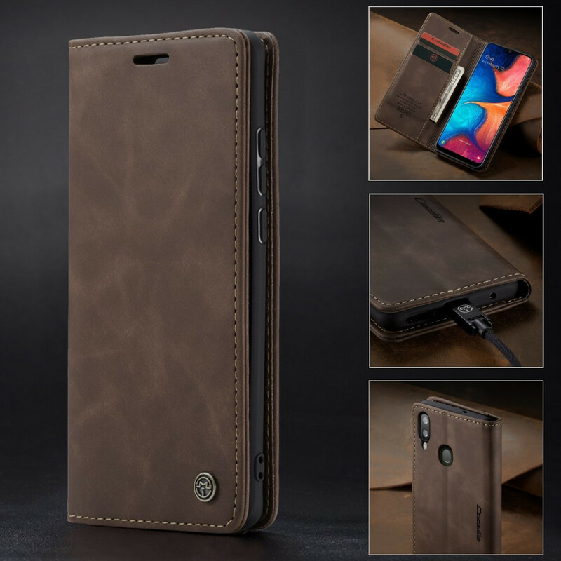 Flip Cover Samsung Galaxy A30 CASEME Lädermaterial Flip Cover Samsung Galaxy A30 CASEME Lädermaterial
